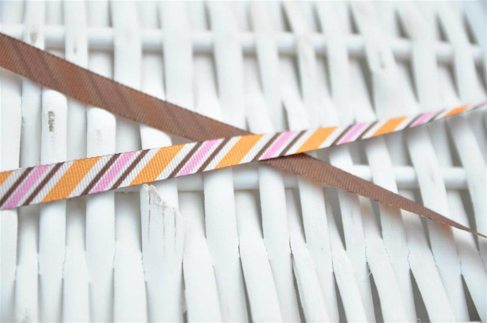 93 - American Crafts Ribbon - Orange #3